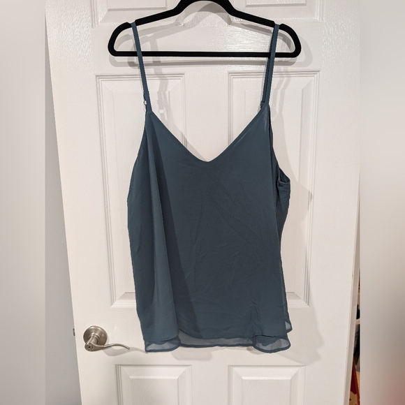 Torrid Blue Sophie Chiffon Swing Cami in Size 2 (18/20) - Picture 1 of 12